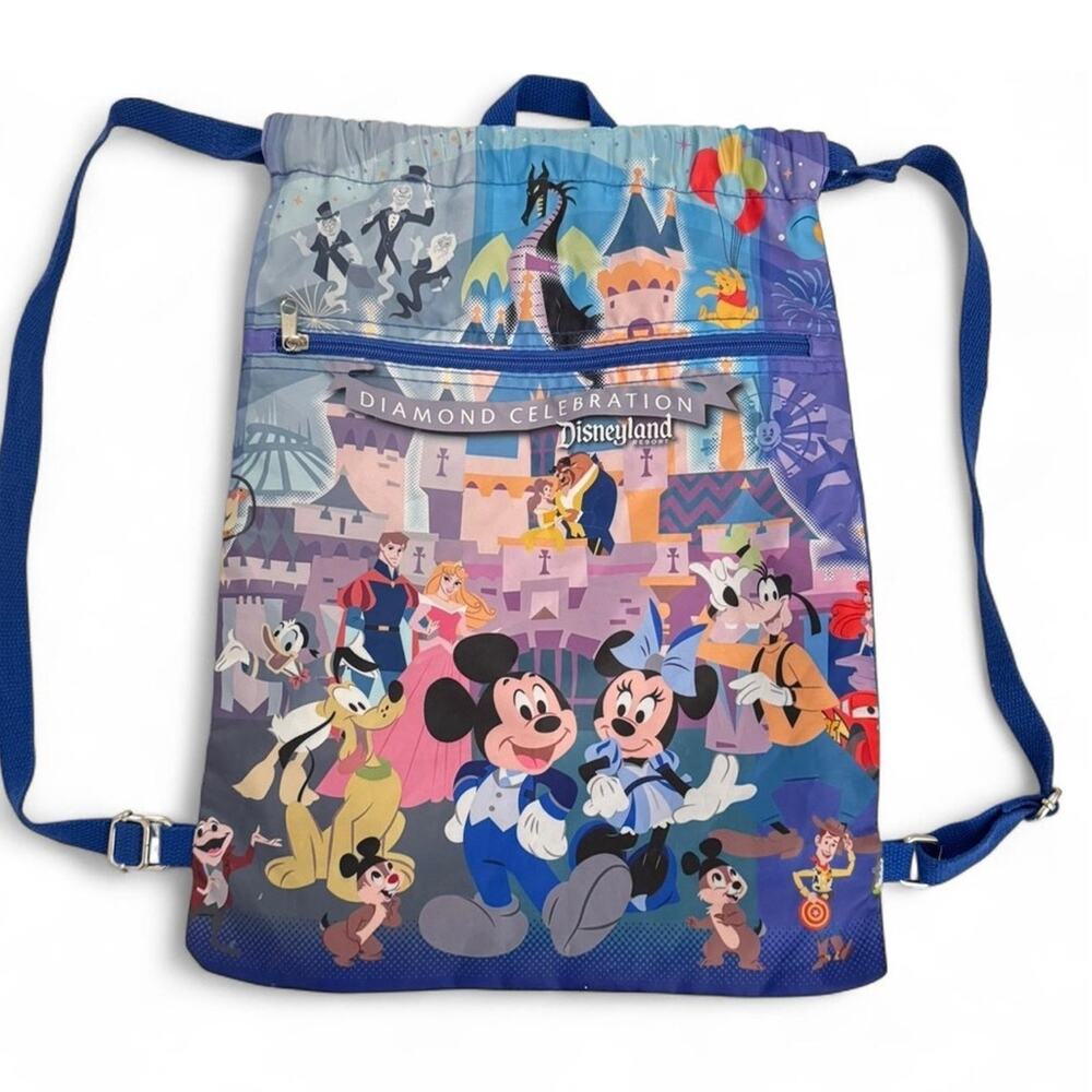 Disneyland 60th Diamond Celebration Tote Backpack - Rare